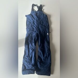 Burton kids medium snow bib navy